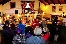 Il bar Lo Baoutson sulle piste da sci di Pila