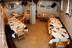 La sala ristorante